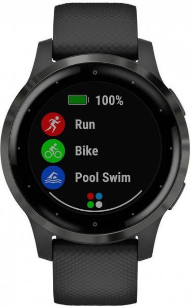 Garmin Vivoactive 4 GPS horloge Health Smartwatch Zwart/Donkergrijs online kopen