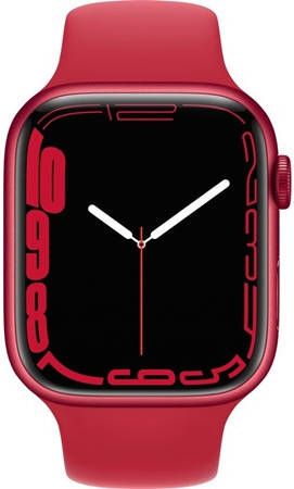 Apple Watch Series 7 rood aluminium rode sportband 45mm online kopen